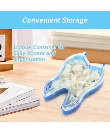 YAFIYGI 100Pcs Tooth Caps for Broken Tooth Mixed Sizes Dental Crowns Kit Temporary Teeth Covers Front Cap Adults Temporales Crown Repair for Smile Decoration White - Buy Online on GoSupps.com