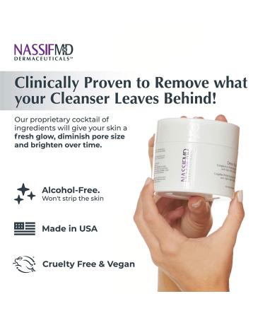 NassifMD Detox Pads - 60 Count - Glycolic & Salicylic Acid Exfoliating Pads for Face - Buy Online on GoSupps.com