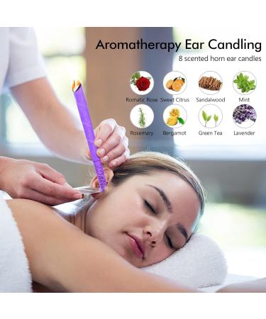 16 Pieces Bee Wax Ear Candles - Natural Ear Care | Safe & Effective Ear Cleaning - Buy Online on GoSupps.com