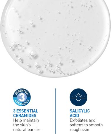 CeraVe SALICYLIC ACID Cleanser Renewing SA Smoothing BHA Exfoliant for Face. Suitable for Keratosis Pilaris & Psoriasis. Gentle Cleanser With Hyaluronic Acid Niacinamide Vitamin D & Ceramides. Fragrance Free No microbeads 237ml - Buy Online on GoSupps.com