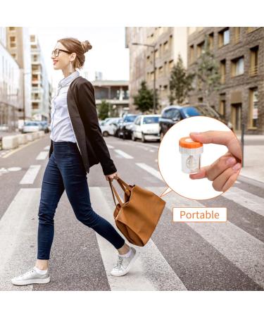 Zsanhua 5 Pieces Contact Lens Barrel Cases Plastic Portable Contact Lens Cleaner Washer Manual Rotation Contact Lens Cleaning Case for Daily Eyes Care (5 Colors) - Buy Online on GoSupps.com