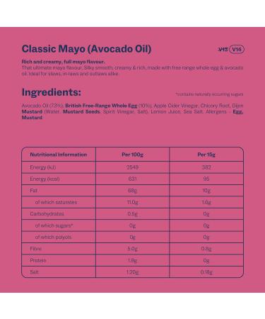 Fu Di Classic Mayo with Avocado Oil - No Added Sugar, No Seed Oil, Low Carb (305g) - Buy Online on GoSupps.com