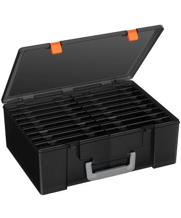  Barhon 5x7 Photo Storage Boxes Extra Large Capacity, 8 Inner  Photo Cases Hold 1000 Pictures
