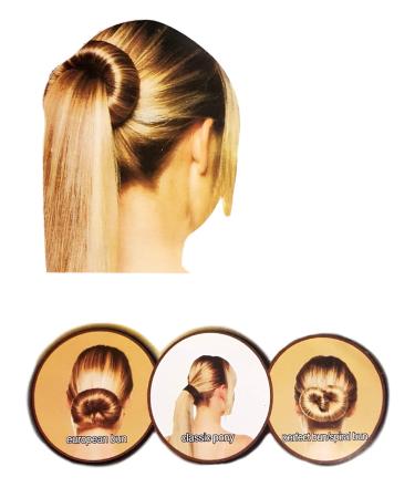 2 Set Hairstyle Aid - Black & Red Hair Twister Clips | Ponytail Holders & Grippers for Perfect Hair - Buy Online on GoSupps.com