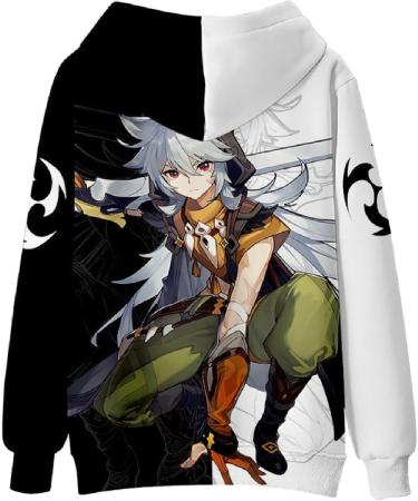 JKYP Genshin Impact Razor Hoodie - Unisex 3D Print Cosplay Sweatshirt | International Shipping Available - Buy Online on GoSupps.com