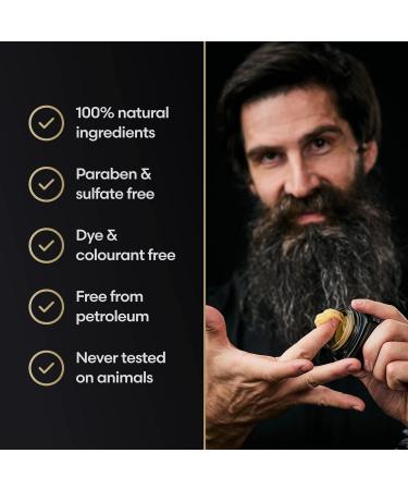 Beard Struggle Warrior's Beard Balm - Vanir's Wisdom 50g Platinum - Luxurious Cologne-Grade Fragrance, 100% Natural Ingredients - Buy Online on GoSupps.com