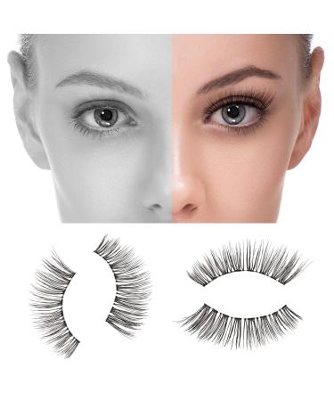 Dyafin 3D Eyelashes Set - 8 Pairs of Natural & Reusable Handmade Fake Lashes | Light & Comfortable Eyelash Extensions - Buy Online on GoSupps.com