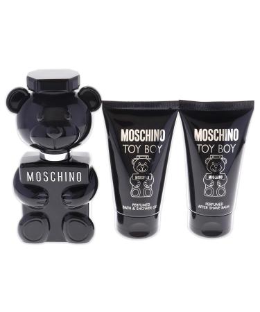 Moschino Moschino Toy Boy Men 1.7oz EDP Spray 1.7oz Bath and Shower Gel 1.7oz After Shave Balm 3 Pc Gift Set - Buy Online on GoSupps.com