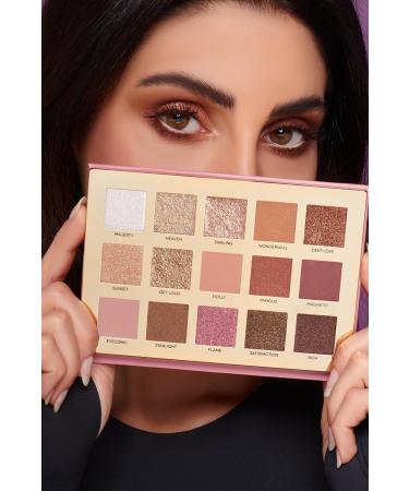  WYCON cosmetics WYCON cosmetics NUDE ADDICTED EYESHADOW Eye Palette of 15 Matte and Shimmer Eyeshadow Highly Gradient Natural SHADES 1.0 Count - Buy Online on GoSupps.com