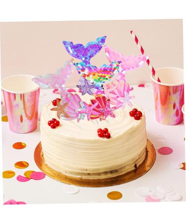 Artibetter 12 Pcs Cake Decoration Mermaid Picks for Cake Under The Sea Cake Picks Sequin Mermaid Cupcake Topper Mermaid Tail Cake Toppers Mermaid Party Supplies Paper Cup Happy Birthday Cloth As Shownx2pcs mediumx2pcs - Buy Online on GoSupps.com