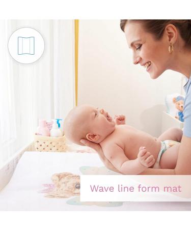 Colibri Soft Base Newborn Baby Changing Mat with Raised Edges 48x70 cm - Easy and Safe Diaper Changing Experience - Buy Online on GoSupps.com