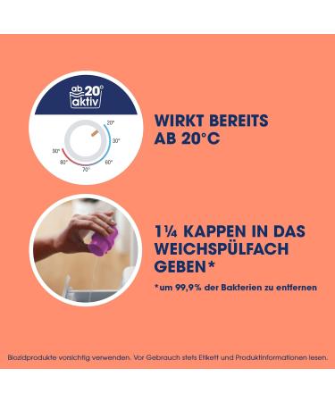 Sagrotan Laundry Hygiene Disinfectant 0% Fragrance & Color - 4 x 1.5L Cleaner for Sensitive Skin - Hygienically Clean & Fresh - Buy Online on GoSupps.com