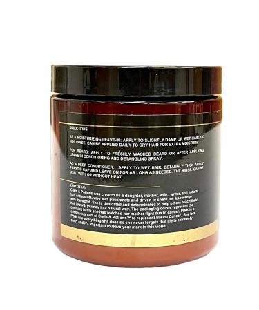 Curls & Potions Aboriginal Man Butter Balm - Hydrate Softens & Thickens Beard & Hair for Men | Promote Growth - International Shipping Available - Buy Online on GoSupps.com
