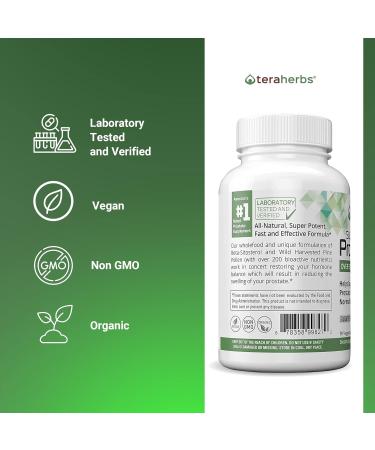 teraherbs Super Prostate 3X - Bladder Control & Support for Enlarged Prostate & Frequent Urination - Prostate Supplements for Men - 90 Capsules 1 - Buy Online on GoSupps.com