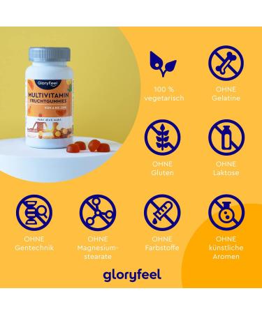 Buy Sugar-Free Multivitamin Fruit Gums for Kids & Adults - Premium K2Vital Vitamins C D B12 Biotin & Zinc - Essential Nutrients Made in Germany - Fast International Shipping - Buy Online on GoSupps.com