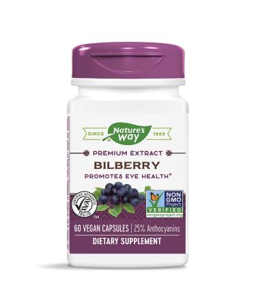 Nature's Way Bilberry Standardized (Packaging May Vary) 60