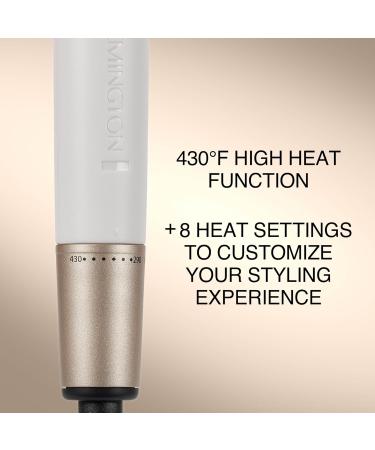 Remington Shea Soft 1/2 Curling Wand - Advanced Ceramic Curling Iron with Shea Oil 8 Heat Settings & Auto Shut-Off - Smooth Curls & Quick Heat Up - Buy Online on GoSupps.com