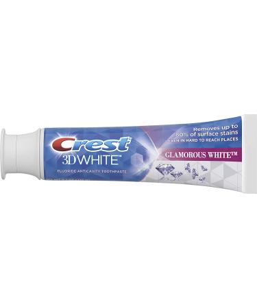Crest 3D White Fluoride Toothpaste 4.1 oz - Glamorous White Anticavity Formula - Buy Online on GoSupps.com