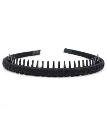 JOBAND Fashion Non-Slip Hairband Headbands for Women/Girls - Resin Teeth Comb - 4 Colors Available - Buy Online on GoSupps.com