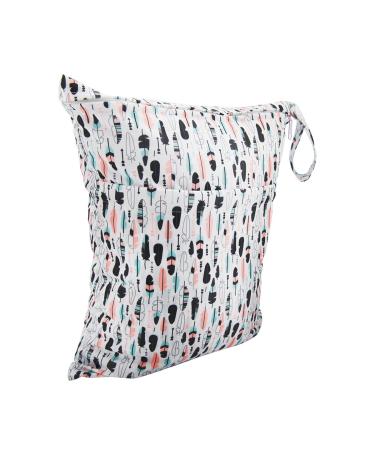 Alvababy 3-Piece Wet Bag Set | Reusable Diaper Bags with 2 Zip Pockets | Eco-Friendly Storage for Baby Diapers on the Go - Buy Online on GoSupps.com