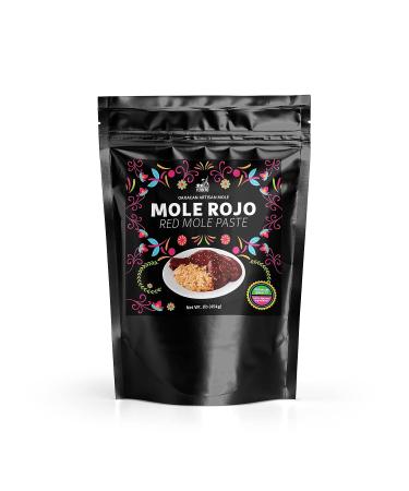 Yerbero Red Mole Paste 1.1lb | Authentic Oaxacan Artisan Mole Rojo | Premium Quality Ingredients | All Natural, No GMOs | Imported from Oaxaca, Mexico - Buy Online on GoSupps.com