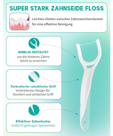 NETONDA Dental Floss Sticks - Pack of 150 - Buy Online on GoSupps.com