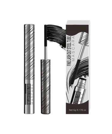 Eyelash Mascara - Long-Lasting Curling and Lengthening Makeup - Intense Volume Black Mascara for Women for Daily Use Travel Dates Work Business Special Occasions