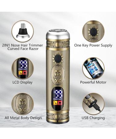 Soonsell Hair Clippers for Men - T-Blade Trimmer & Nose Hair Trimmer Set | Professional Hair Cutting & Shaving with LCD Display - Bronze 2023d - Buy Online on GoSupps.com