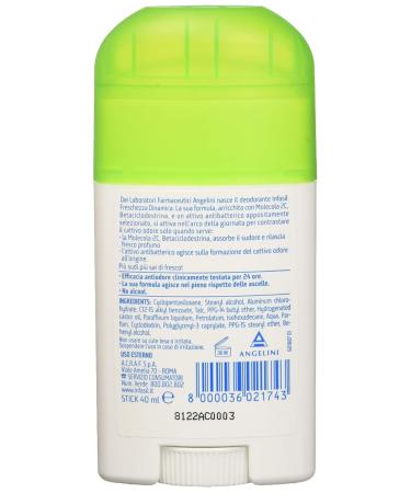 Infasil Deodorant Stick Fresh Dynamic 40 ml - Antibacterial Protection | International Shipping - Buy Online on GoSupps.com