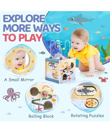 Shop Airlab Motor Cubes - Montessori Activity Center for Babies & Toddlers | Wooden Motoric Toys | Perfect Learning Gift - Buy Online on GoSupps.com