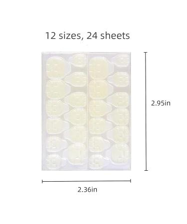 1200pcs (50 Sheets) Double Sided Nail Adhesives False Nail Tips Jelly Adhesive Tabs Nail Glue Waterproof Breathable Jelly Press on Nails Sticky Tabs Nail Glue Sticker - Buy Online on GoSupps.com