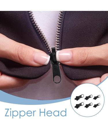 6-Piece Zipper Replacement & Repair Set | Removable Metal Zipper Pulls for Wallets Clothes Jeans Suitcases & Luggage - Shop Internationally! - Buy Online on GoSupps.com