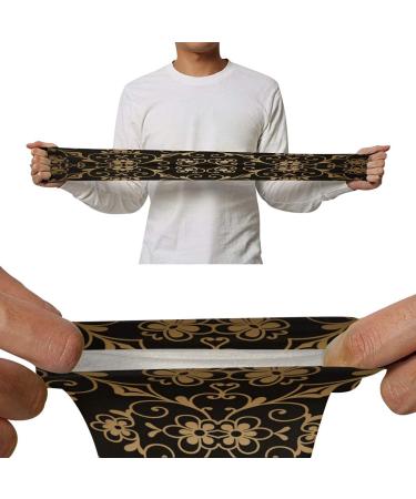 Shop Ezioly Vintage Gold Compression Stockings - Floral Design for Running Cycling Travel & Nurses - Buy Online on GoSupps.com