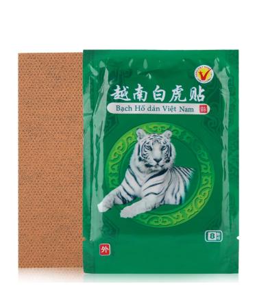 8PCs pain relief patch white tiger balm plaster Pain relief patch for back pain shoulder pain joint pain muscle pain herniated disc