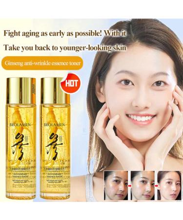 S rum pour le Visage au Ginseng Ginseng Anti-rides Essence Extrait de Ginseng Anti-ride l'Huile S rique D'origine Hydratant Combattant la Perte de Collag ne Am liore l'Affaissement (2PCS) - Buy Online on GoSupps.com