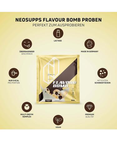 NeoSupps Flavor Bomb Taste Powder 15g | Delicious Low-Calorie Flavor for Diet & Baking | Elevate Your Food with Banana Split Flavor - Buy Online on GoSupps.com