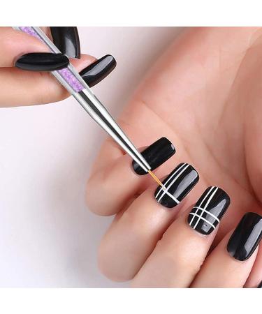 7pcs Double Ended Nail Art Pens - Dotting & Liner Brushes for Creative Nail Design - International Shipping - Buy Online on GoSupps.com