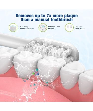 Niceble Electric Toothbrush with Drying Function - Portable Sonic Toothbrush with 4 Modes & 4 Brush Heads for Adults | Rechargeable Power Toothbrush with Travel Case & Mouthwash Cup - Buy Online on GoSupps.com
