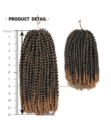 MeliSay 3 Packs Passion Twist Hair - Curly Spring Twist Crochet Wave Blonde Hair for Butterfly Locs & Braids - 613# 12 Inches Synthetic Extensions for Black Women - Buy Online on GoSupps.com