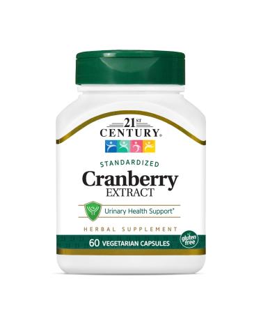 21st Century Cranberry Extract Standardized 60 Vegetarian Capsules