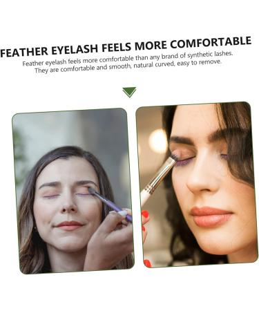 IWOWHERO 5 Pairs Colored False Eyelashes Decorative Fake Eyelash False Eye Lashes Handmade Eyelash Full Strips Eyelash Toiletries Lash Cosmetics Makeup Supply Artificial Makeup Tools Girl - Buy Online on GoSupps.com