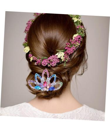 DOITOOL 1pc Hair Ribbons for Girls Hair Ties Kids Rhinestone Kids Womens Barrettes for Hair Barrettes for Women Rhinestone Headpiece Kids Scrunchies Princess Women's Hair Comb - Buy Online on GoSupps.com