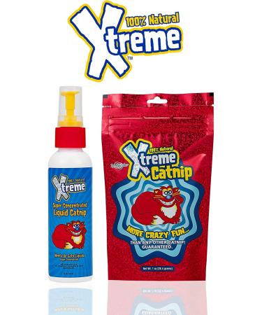 Xtreme Catnip Leaf 0.5 oz - 100% Natural & Organically Grown | Super Concentrated Non-Addictive Catnip Leaves for Fun Cat Treats, Toys, Scratching Posts & More - Buy Online on GoSupps.com