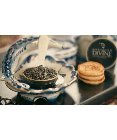Northern Divine (Canadian Farmed) White Sturgeon Caviar - 30gr Tin - Buy Online on GoSupps.com