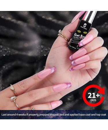 Clara Colors Cat Eye Gel Nail Polish Set 20 Colors Magnetic Nail Polish Holographic Glitter Galaxy Series Cat Eye Gel Polish Kit with 4 Magnet Black White Base Gel and Base Top Coat Gel Long Lasting Soak Off UV LED Cat Eye Nail Polish for Professional Nai - Buy Online on GoSupps.com