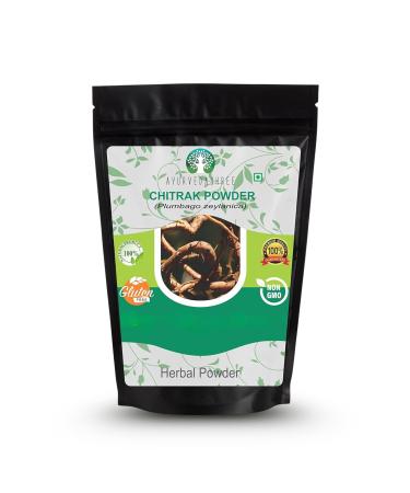 Chitrak Roots Powder I Chitrak Mool Powder I 200 Gm I Chita Jadd I Plumbago Indica Root I Plumbago zeylanica Supports Healthy Metabolism Chitrak Root Powder