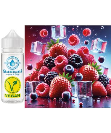 Frozen Berry Fusion - fraise framboise m re Ice ar me concentr - Vegan - Sasami - 10 ml