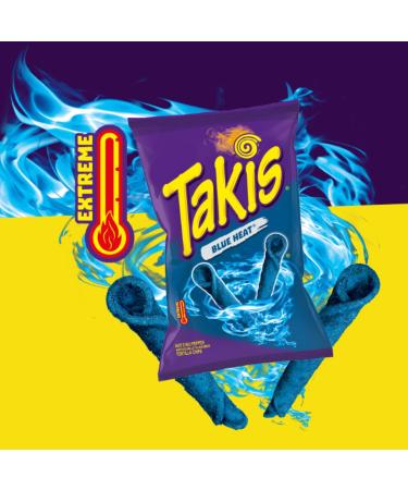 TAKIS - Snack au ma s Blue Heat - 1 x 100 g 100 g (Lot de 1) - Buy Online on GoSupps.com