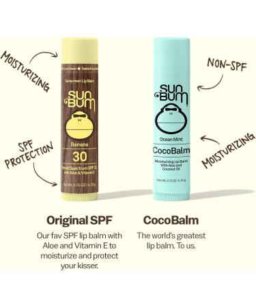 Sun Bum Original SPF 30 Pineapple Sun Protection Lip Balm - Buy Online on GoSupps.com
