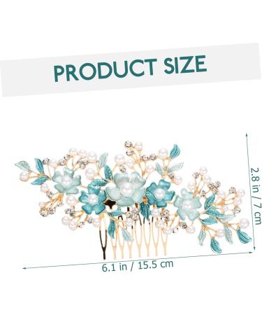 MERRYHAPY Hair Plug Bridal Hair Comb Combs for Women Bride Headpieces for Wedding Rhinestone Hair Clip Bride Hair Accessory Hair Comb for Women Hair Accessories Flower Hair Accessories - Buy Online on GoSupps.com